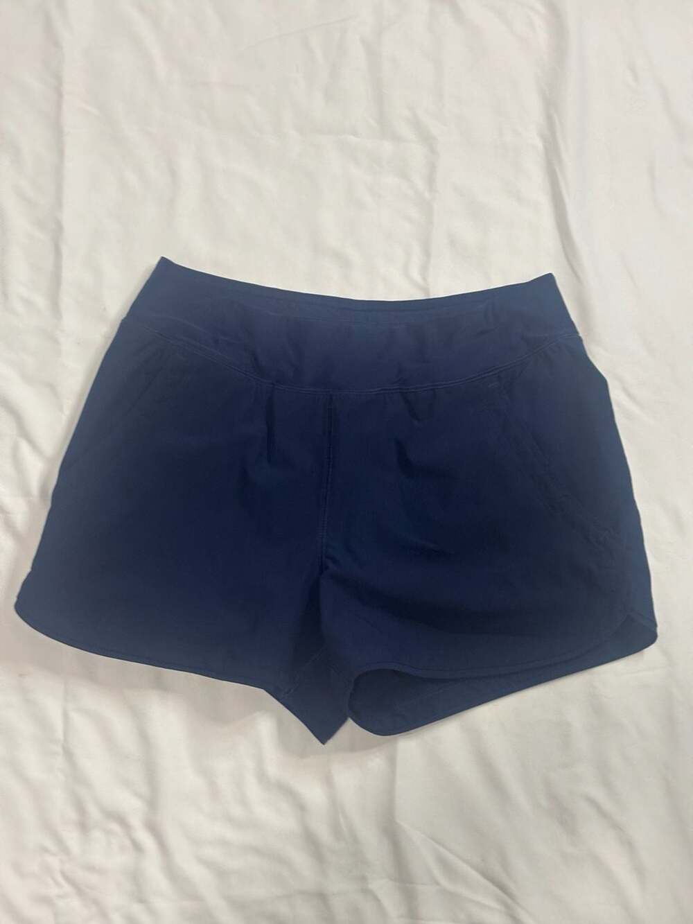 Lands' End Board Shorts Size 4 Blue Swim Bottoms